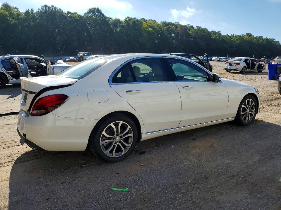 2018 Mercedes-benz C-klasse VIN WDDWF4JB0JR359917 COPART salvage auction — REAR END, Ga - Cert Of Title-Salvage, sold $8,100 on 2026-08-21 (photo 3)