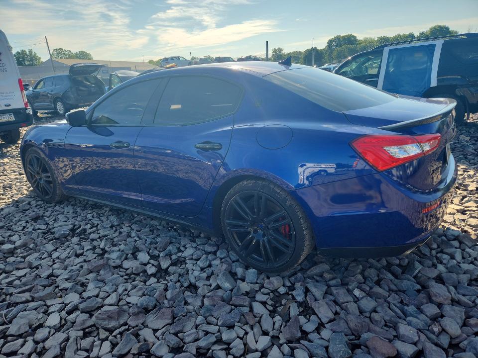2017 Maserati Ghibli VIN ZAM57RTS6H1213426 COPART salvage auction — FRONT END, Pa - Certificate Of Salvage, sold $7,200 on 2026-08-10 (photo 2)