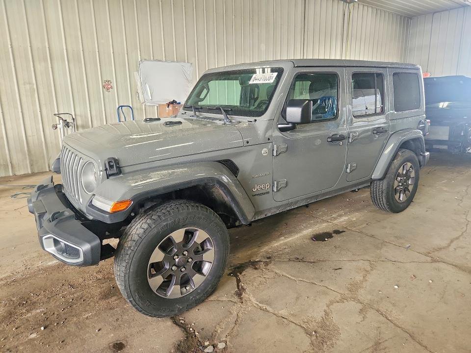2018 Jeep Wrangler / VIN 1C4HJXEG8JW276715 — COPART salvage auction photo