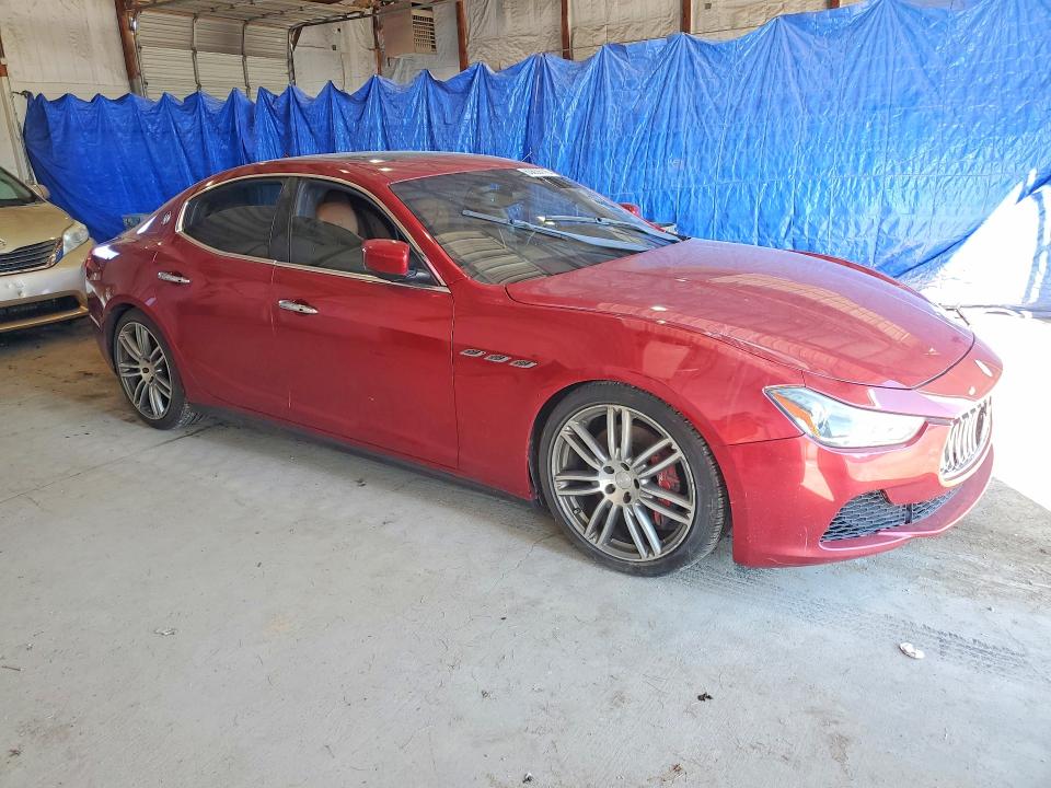 2015 Maserati Ghibli VIN ZAM57RTA0F1146200 COPART salvage auction — NORMAL WEAR, Tx - Certificate Of Title, sold $3,450 on 2026-08-17 (photo 4)
