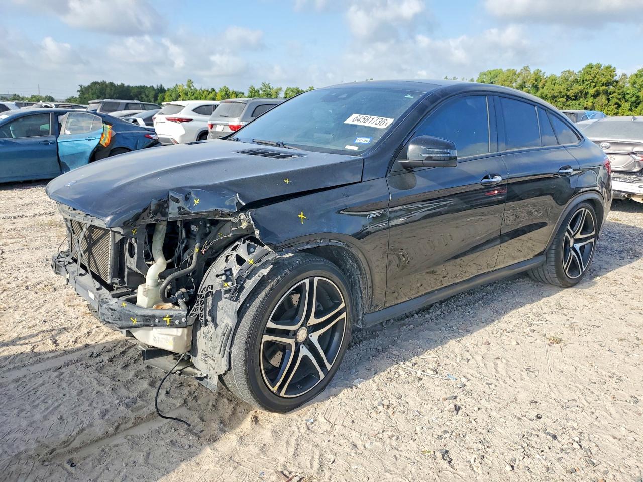 2016 Mercedes-Benz GLE-Class VIN 4JGED6EB9GA023431 — COPART salvage auction photo