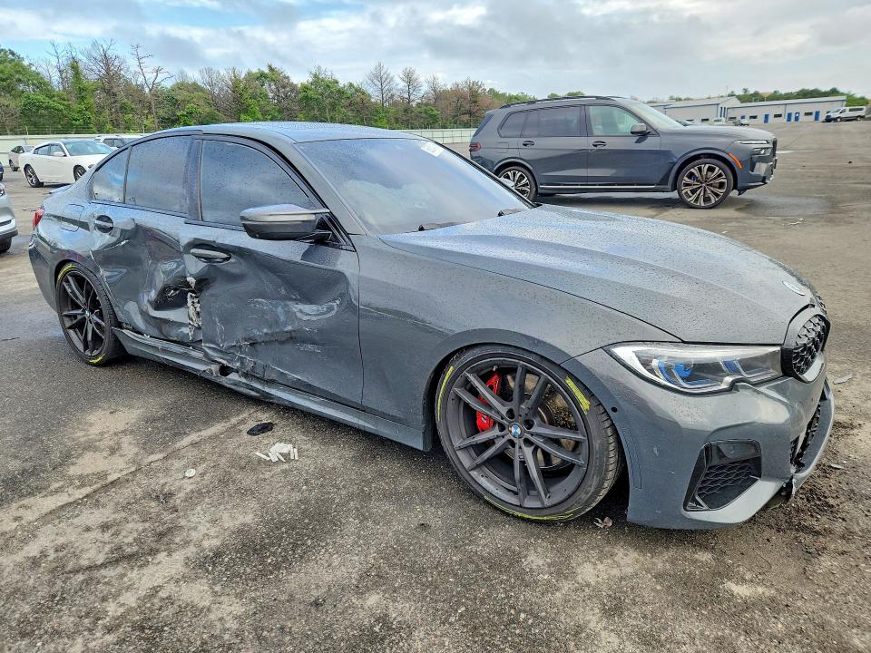 2021 BMW M3 VIN WBA5U9C07MFL38747 COPART salvage auction — SIDE, Pa - Certificate Of Salvage, sold $13,400 on 2026-08-21 (photo 4)