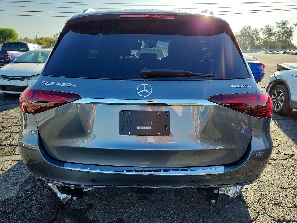 2026 Mercedes-benz Gle VIN 4JGFB4GB7TB512880 COPART salvage auction — REAR END, Ca - Salvage Certificate, sold $41,000 on 2026-09-28 (photo 6)