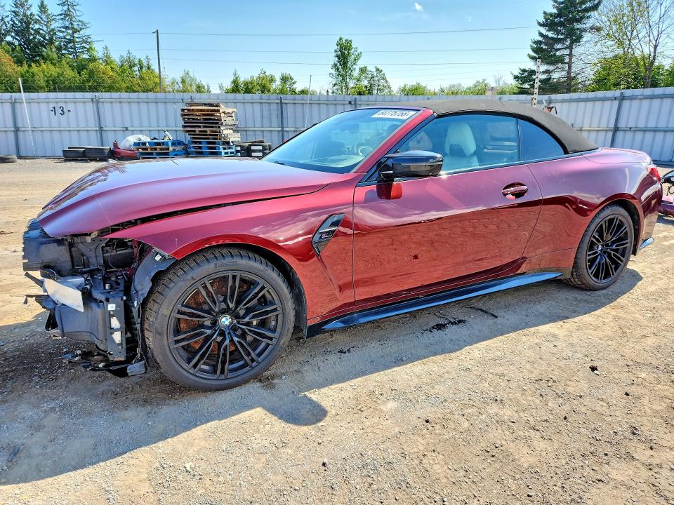 2022 BMW M4 VIN WBS33BA02NCJ04325 — COPART salvage auction photo