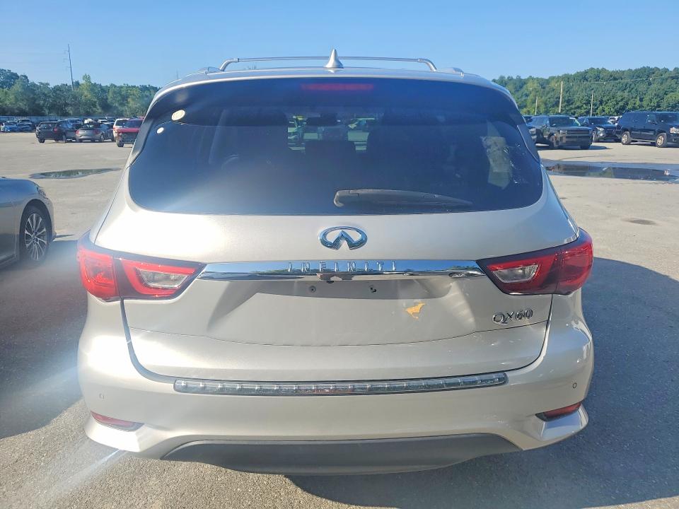 2017 Infiniti Qx60 VIN 5N1DL0MM4HC522352 COPART salvage auction — MINOR DENT/SCRATCHES, In - Certificate Of Title, sold $4,500 on 2026-08-28 (photo 6)