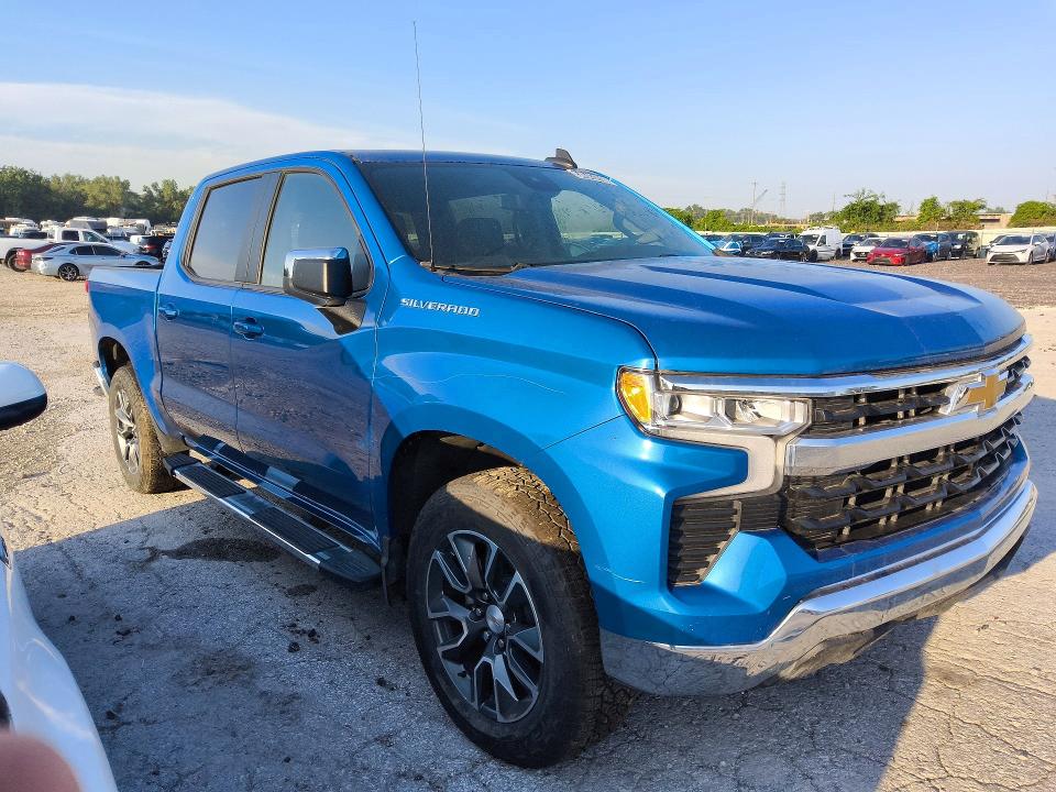 2024 Chevrolet Silverado 1500 VIN 1GCPACED0RZ208865 COPART salvage auction — FRONT END, La - Certificate Of Title, sold $1,550 on 2026-08-27 (photo 4)