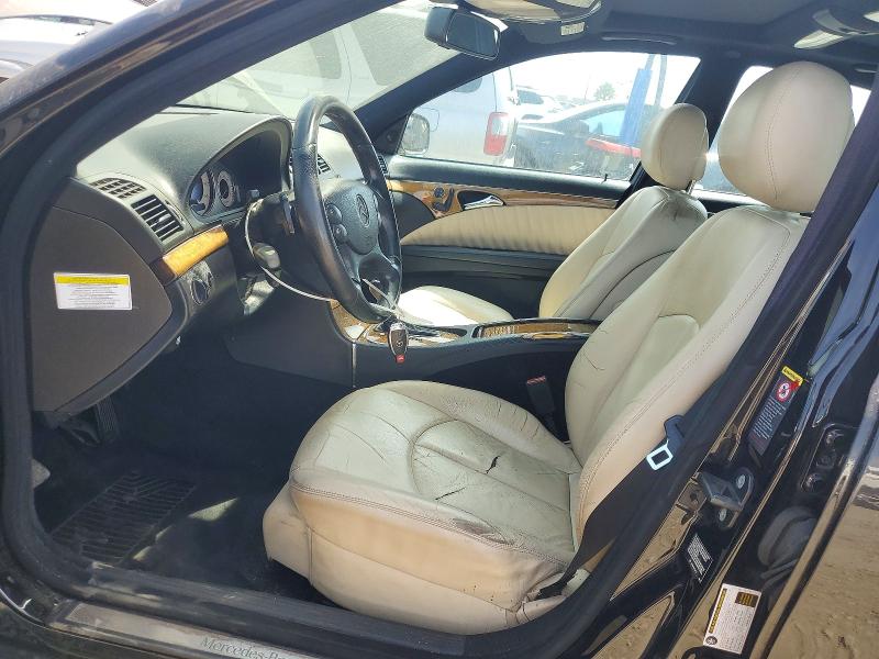 2007 Mercedes-benz E-class VIN WDBUF56XX7B056946 COPART salvage auction — FRONT END, CA - DIS/DLR/EXP ONLY CLEAN TITLE, sold $175 on 2026-08-07 (photo 7)
