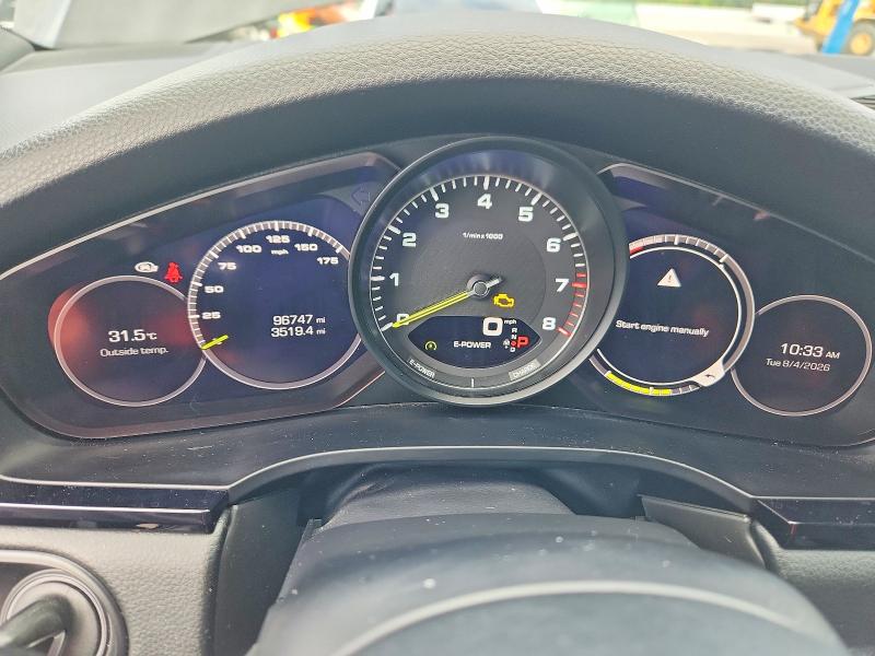 2021 Porsche Cayenne VIN WP1BE2AY7MDA44164 COPART salvage auction — MINOR DENT/SCRATCHES, Fl - Certificate Of Title, sold $24,800 on 2026-08-12 (photo 9)