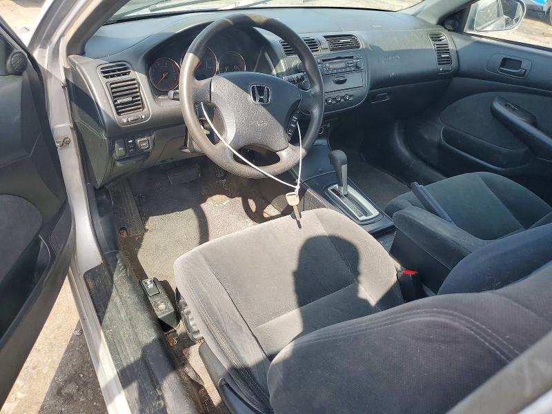 2004 Honda Civic VIN 1HGEM22984L053018 COPART salvage auction — FRONT END, VA - CERTIFICATE OF TITLE, sold $594 on 2026-09-01 (photo 8)