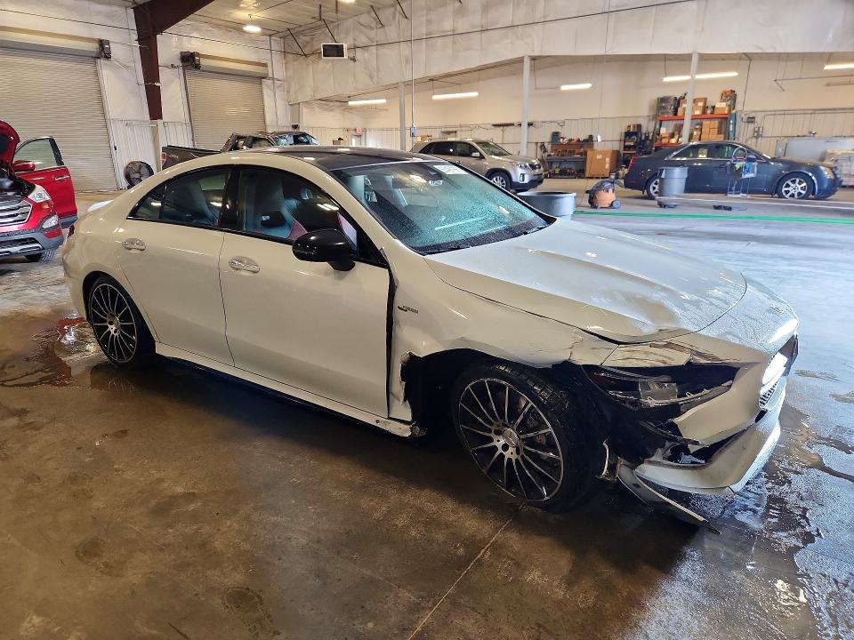 2022 Mercedes-benz Cla-klasse amg VIN W1K5J5BB5NN283980 COPART salvage auction — FRONT END, Mn - Cert Of Title-Salvage, sold $14,600 on 2026-08-24 (photo 4)