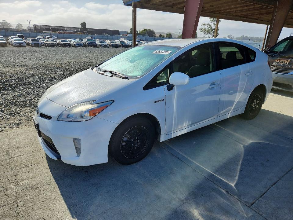 2012 Toyota Prius VIN JTDKN3DUXC1544965 COPART salvage auction — FRONT END, CA - SALVAGE CERTIFICATE, sold $2,800 on 2026-08-20 (photo 1)