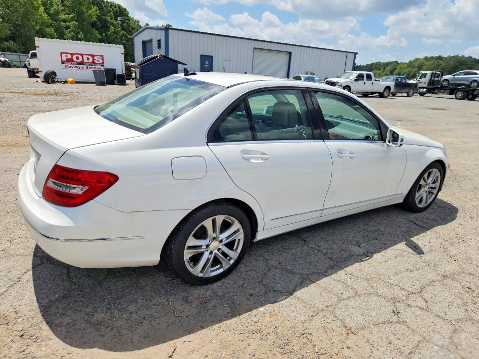 2013 Mercedes-benz C class VIN WDDGF4HB7DA771541 COPART salvage auction — FRONT END, LA - CERTIFICATE OF TITLE, sold $700 on 2026-08-13 (photo 3)