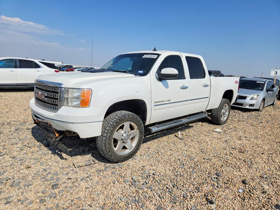 2014 Gmc SIERRA VIN 1GT125EG5EF172594 COPART salvage auction — FRONT END, Tx - Salvage Vehicle Title, sold $5,300 on 2026-08-27 (photo 1)
