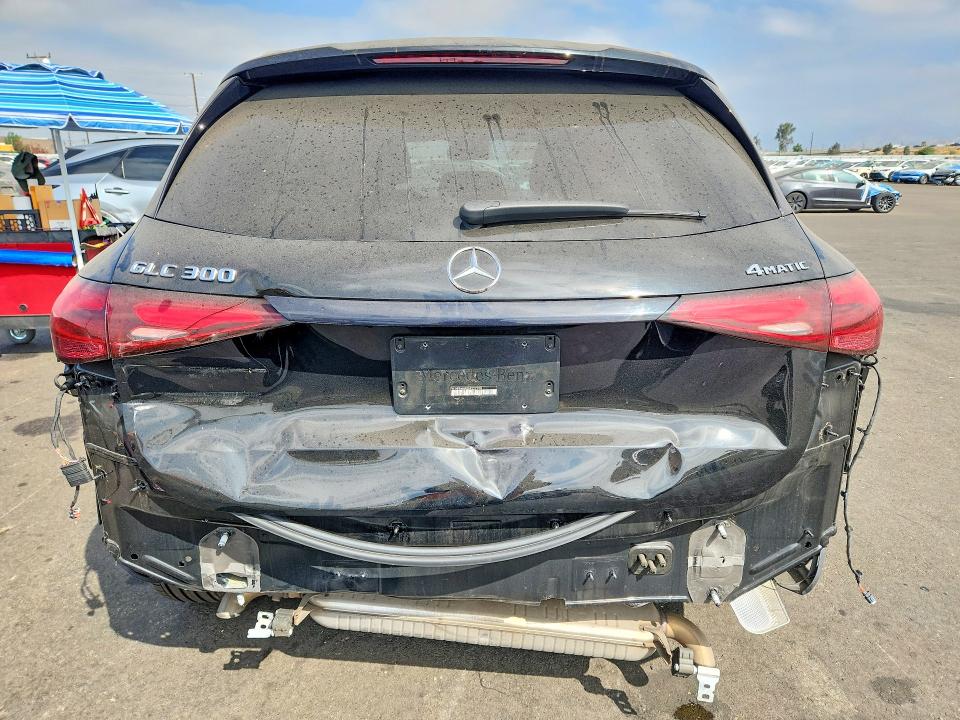 2024 Mercedes-benz Glc VIN W1NKM4HB3RF227700 COPART salvage auction — REAR END, Ca - Salvage Certificate, sold $22,700 on 2026-09-16 (photo 6)