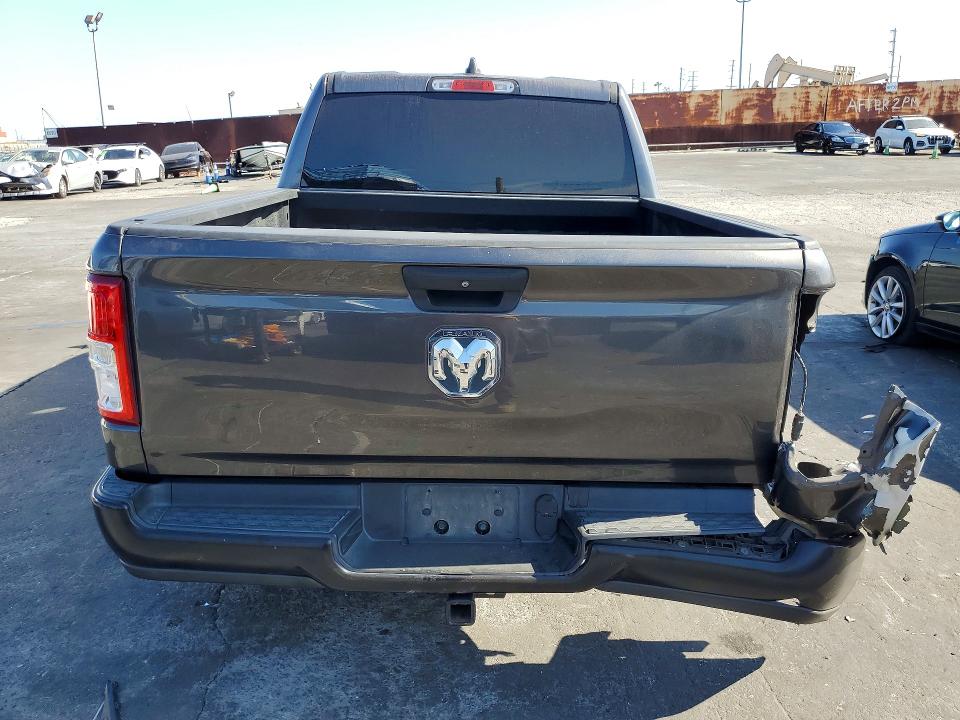 2019 Ram 1500 VIN 1C6RREGT1KN612182 COPART salvage auction — REAR END, Ca - Salvage Certificate, sold $6,500 on 2026-08-21 (photo 6)