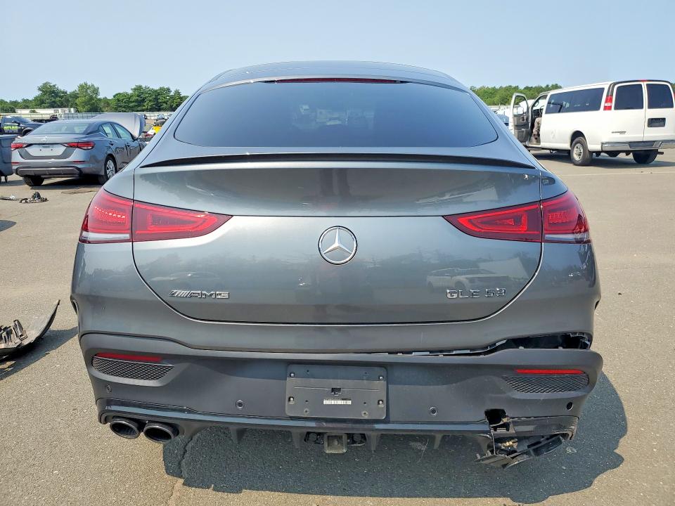 2021 Mercedes-benz Gle VIN 4JGFD6BB2MA506053 COPART salvage auction — REAR END, Ny - Mv-907A Salvage Certificate, sold $42,500 on 2026-08-28 (photo 6)