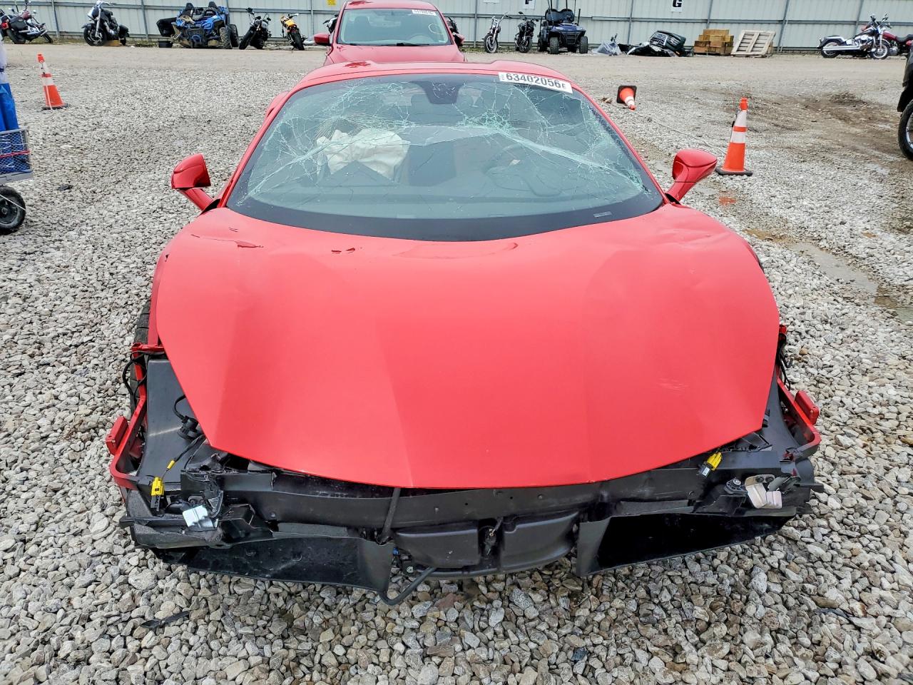 2019 Ferrari VIN ZFF80AMA0K0245476 COPART salvage auction — Front End, OH - CERT OF TITLE-SALVAGE, sold $151,000 on 2026-08-25 (photo 5)