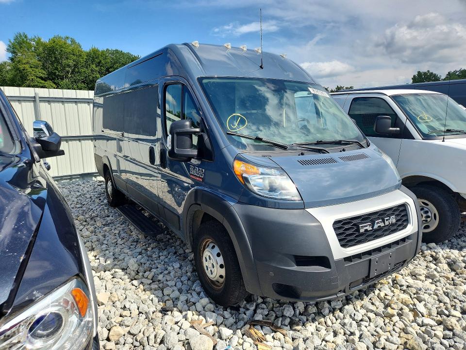 2021 Ram Promaster 3500 VIN 3C6MRVJGXME535096 COPART salvage auction — REAR END, OH - CERTIFICATE OF TITLE, sold $8,500 on 2026-08-25 (photo 4)