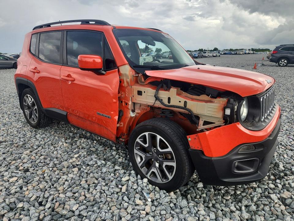 2017 Jeep Renegade VIN ZACCJABB5HPF50475 COPART salvage auction — FRONT END, Fl - Cert Of Title Slvg Rebuildable, sold $1,650 on 2026-08-14 (photo 4)