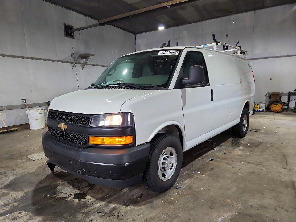 2023 Chevrolet Express 2500 VIN 1GCWGAFP7P1107101 — COPART salvage auction photo
