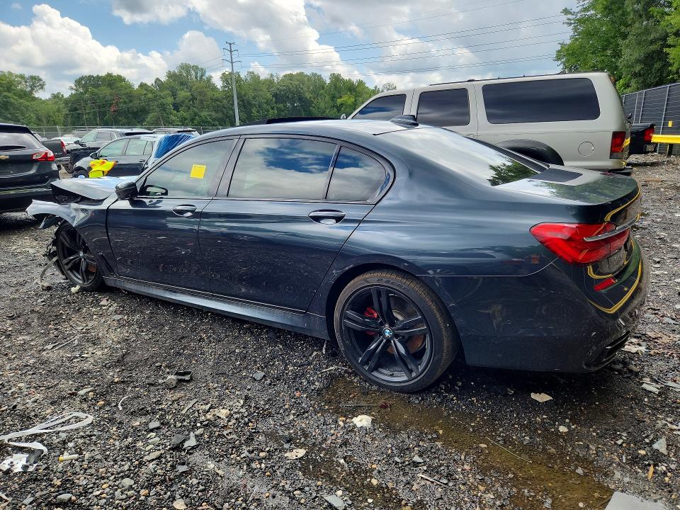 2018 BMW 7er VIN WBA7F0C59JGM22648 COPART salvage auction — FRONT END, Md - Cert Of Salvage > 75% Damage, sold $4,400 on 2026-08-14 (photo 2)