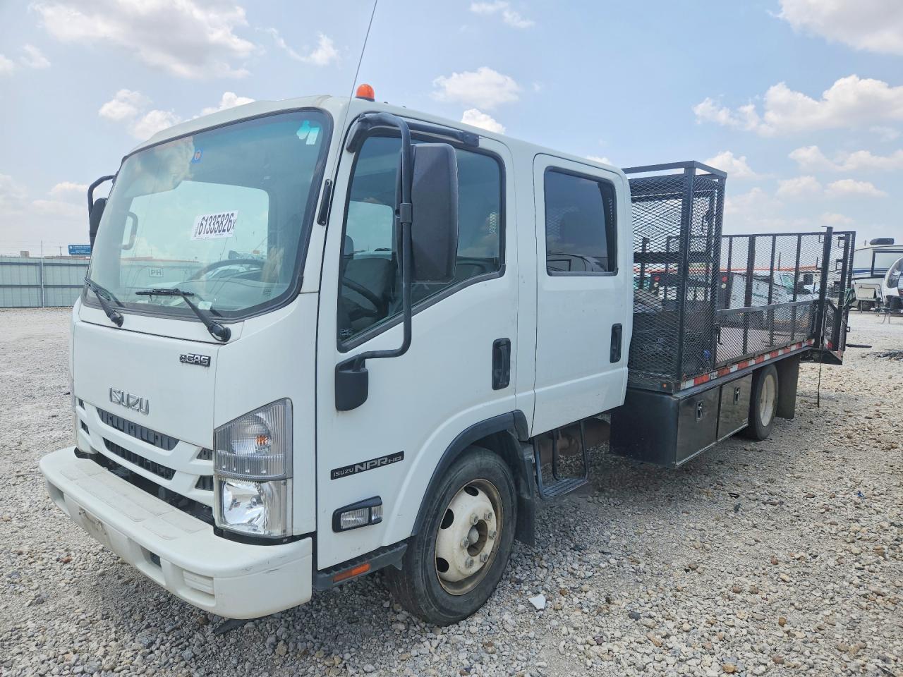 2018 Isuzu Npr Hd VIN 54DC4J1B6JS802481 COPART salvage auction — Normal Wear, TX - CERTIFICATE OF TITLE (P), sold $22,500 on 2026-08-27 (photo 1)