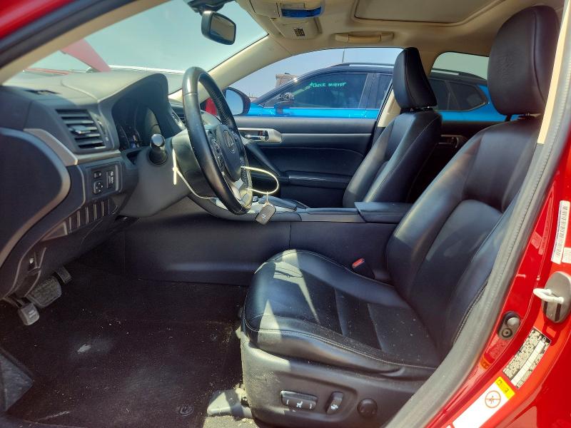 2017 Lexus Ct 200h VIN JTHKD5BH7H2291396 COPART salvage auction — FRONT END, TX - SALVAGE VEHICLE TITLE, sold $7,800 on 2026-08-31 (photo 7)