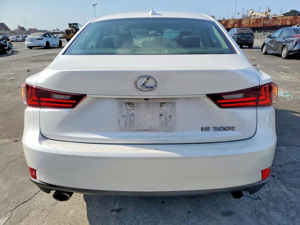 2016 Lexus Is VIN JTHBA1D24G5037622 COPART salvage auction — FRONT END, Ca - Salvage Certificate, sold $6,100 on 2026-08-26 (photo 6)