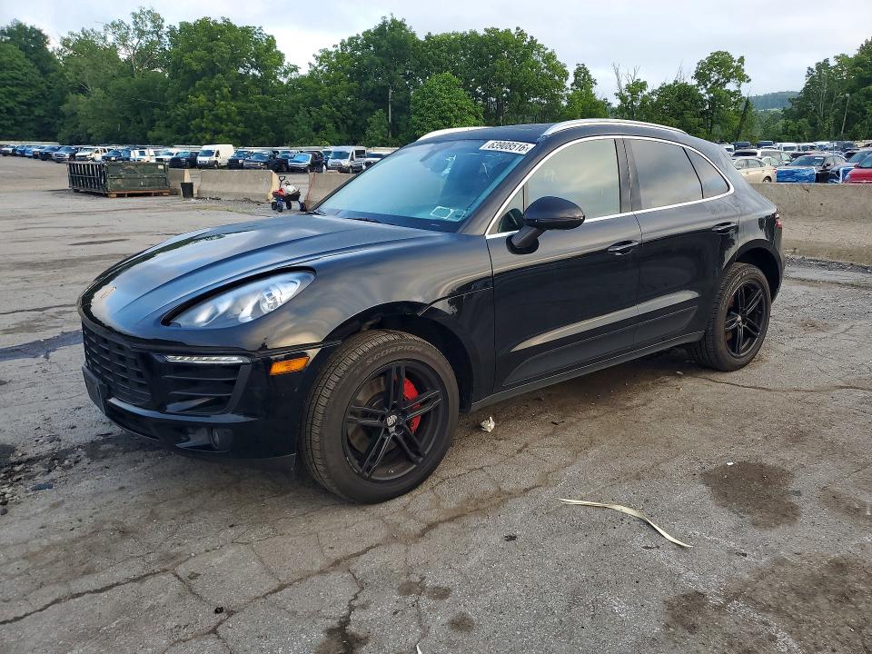 2016 Porsche Macan VIN WP1AB2A56GLB52540 COPART salvage auction — FRONT END, Ny - Mv-907A Salvage Certificate, sold $4,250 on 2026-08-13 (photo 1)