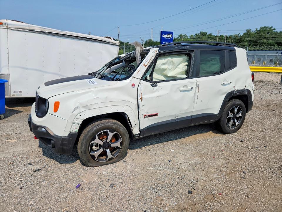 2022 Jeep Renegade VIN ZACNJDC1XNPN69967 COPART salvage auction — ROLLOVER, In - Cert Of Title-Salvage Title, sold $1,750 on 2026-08-13 (photo 1)