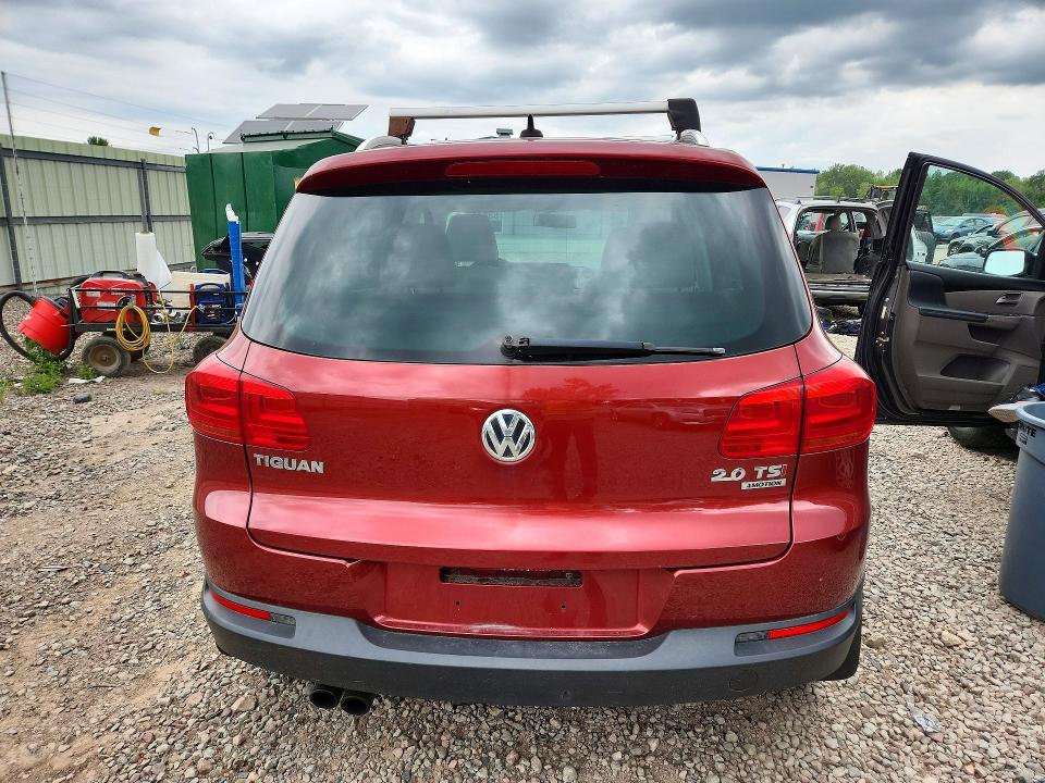 2015 Volkswagen Tiguan VIN WVGBV7AX4FW098949 COPART salvage auction — FRONT END, NY - CERTIFICATE OF TITLE, sold $1,250 on 2026-08-17 (photo 6)