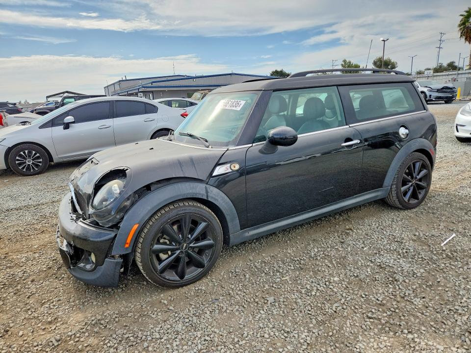 2013 Mini Cooper VIN WMWZG3C50DT576474 COPART salvage auction — FRONT END, Ca - Salvage Certificate, sold $475 on 2026-08-28 (photo 1)
