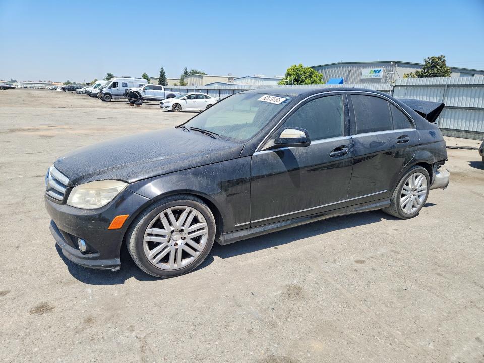 2009 Mercedes-benz C class VIN WDDGF54X89R057904 COPART salvage auction — REAR END, CA - SALVAGE CERTIFICATE, sold $275 on 2026-08-14 (photo 1)