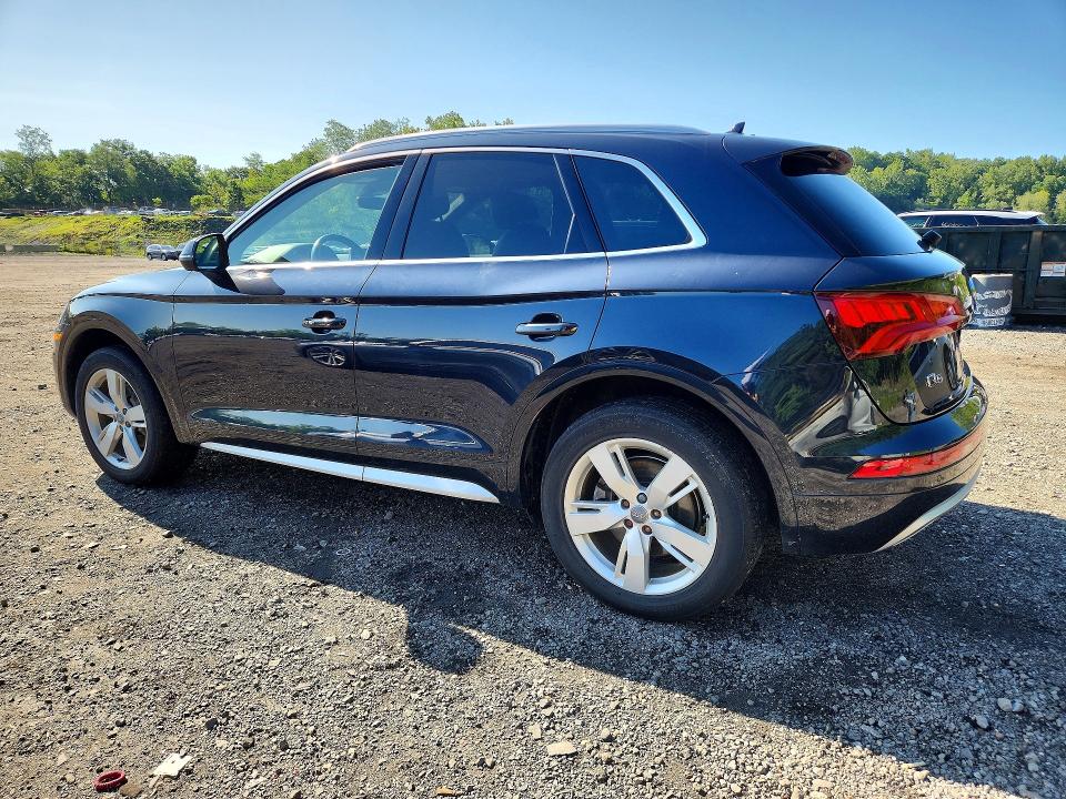 2018 Audi Q5 VIN WA1BNAFY1J2165116 COPART salvage auction — FRONT END, Ny - Mv-907A Salvage Certificate, sold $7,500 on 2026-08-25 (photo 2)