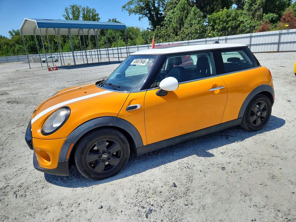 2015 Mini Cooper VIN WMWXM5C50F3A57281 COPART salvage auction — FRONT END, SC - CERT OF TITLE-SALVAGE REBUILT, sold $975 on 2026-08-19 (photo 1)