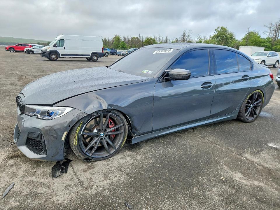 2021 BMW M3 VIN WBA5U9C07MFL38747 COPART salvage auction — SIDE, Pa - Certificate Of Salvage, sold $13,400 on 2026-08-21 (photo 1)