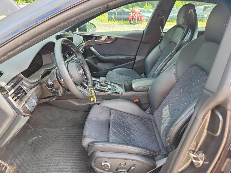 2022 Audi S5 VIN WAUC4CF56NA034416 COPART salvage auction — FRONT END, Ma - Cert Of Title-Salvage, sold $15,300 on 2026-08-06 (photo 7)