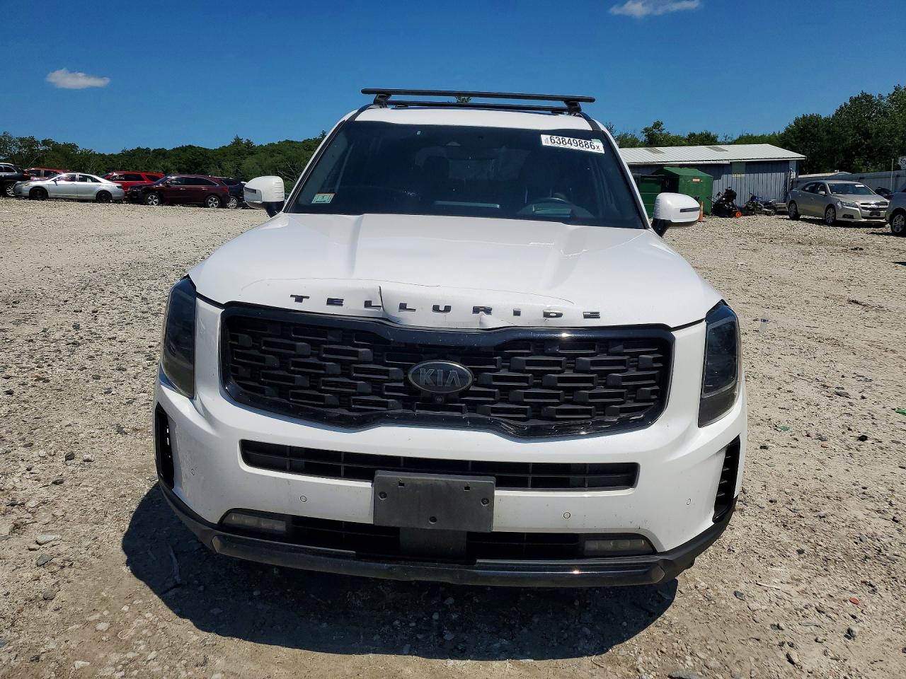 2021 Kia Telluride VIN 5XYP5DHC0MG164192 COPART salvage auction — Rear End, MA - CERT OF TITLE-SALVAGE, sold $6,300 on 2026-09-02 (photo 5)
