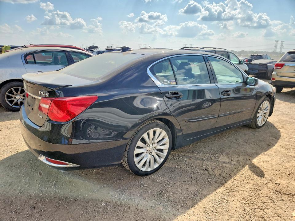 2014 Acura RLX VIN JH4KC1F54EC003867 COPART salvage auction — MINOR DENT/SCRATCHES, Salvage Title, sold $8,400 on 2026-09-03 (photo 3)