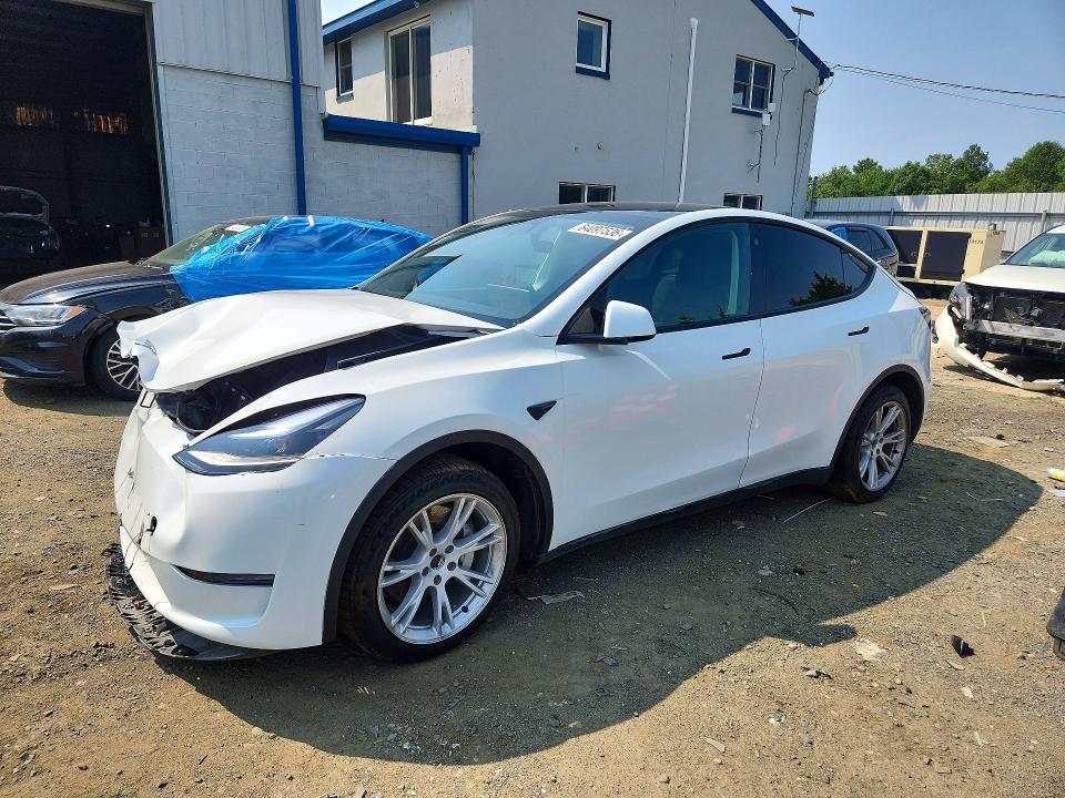 2023 Tesla Model y VIN 7SAYGDEE4PF664407 COPART salvage auction — FRONT END, Nj - Cert Of Title-Salvage, sold $11,600 on 2026-09-09 (photo 1)
