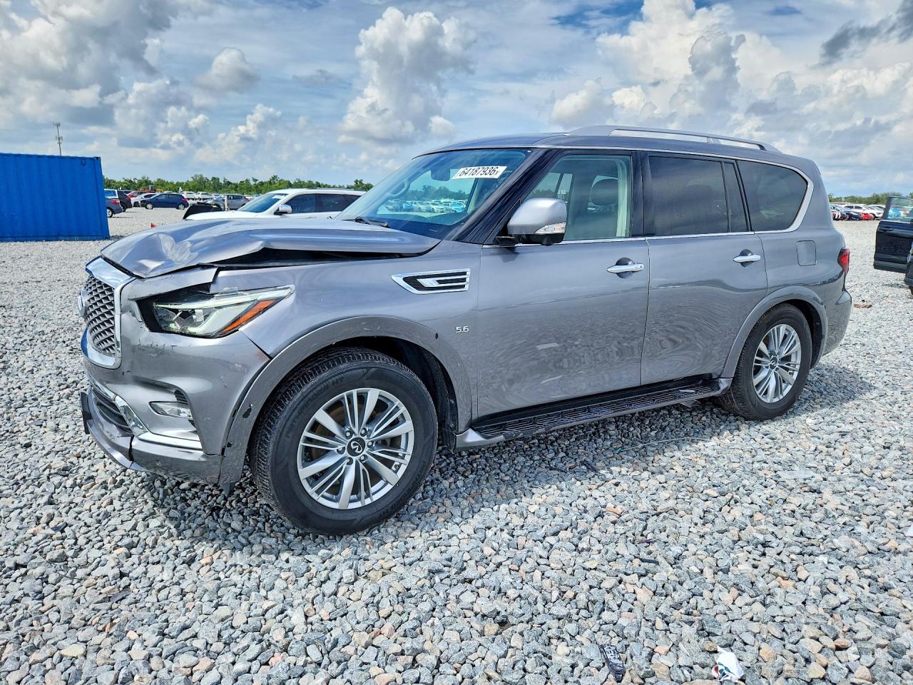 2019 Infiniti QX80 VIN JN8AZ2NF4K9681981 — COPART salvage auction photo