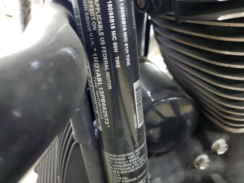 2023 Harley-davidson VIN 1HD1ABL13PB662573 COPART salvage auction — FRONT END, NC - SALVAGE CERTIFICATE OF TITLE, sold $11,300 on 2026-09-03 (photo 9)