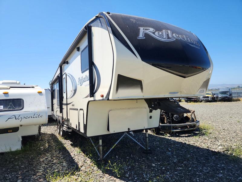 2018 Grand design Reflection VIN 573FR3321J3317356 COPART salvage auction — WATER/FLOOD, CA - SALVAGE CERTIFICATE, sold $5,900 on 2026-09-17 (photo 1)