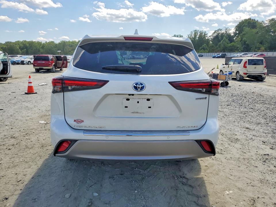 2024 Toyota Highlander VIN 5TDEBRCH3RS637223 COPART salvage auction — FRONT END, Sc - Cert Of Title-Salvage, sold $26,000 on 2026-08-26 (photo 6)