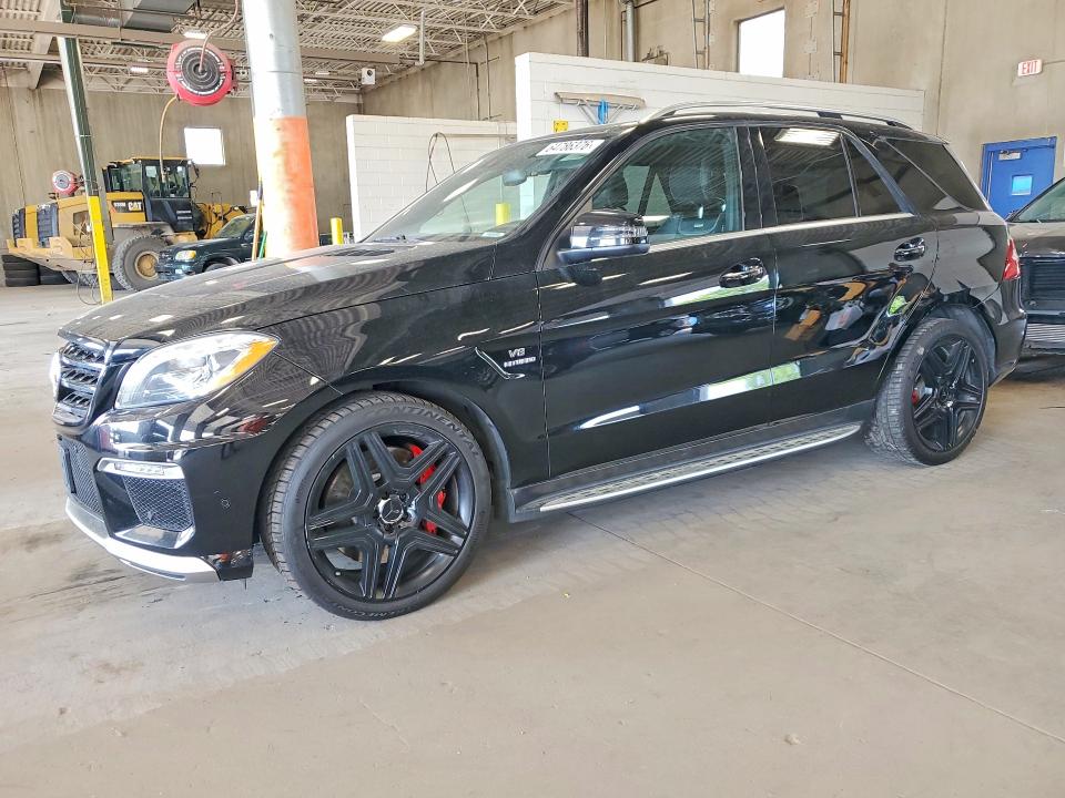 2014 Mercedes-benz M-klasse amg VIN 4JGDA7EBXEA317167 — COPART salvage auction photo