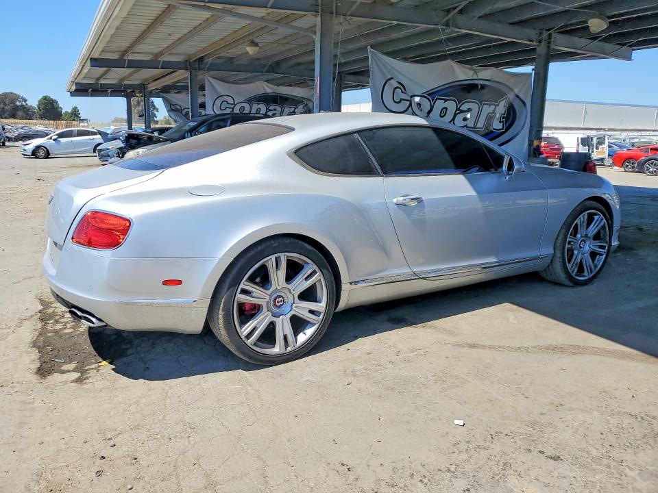 2013 Bentley Continental VIN SCBFT7ZA9DC085367 COPART salvage auction — VANDALISM, Ca - Salvage Certificate, sold $20,600 on 2026-08-18 (photo 3)