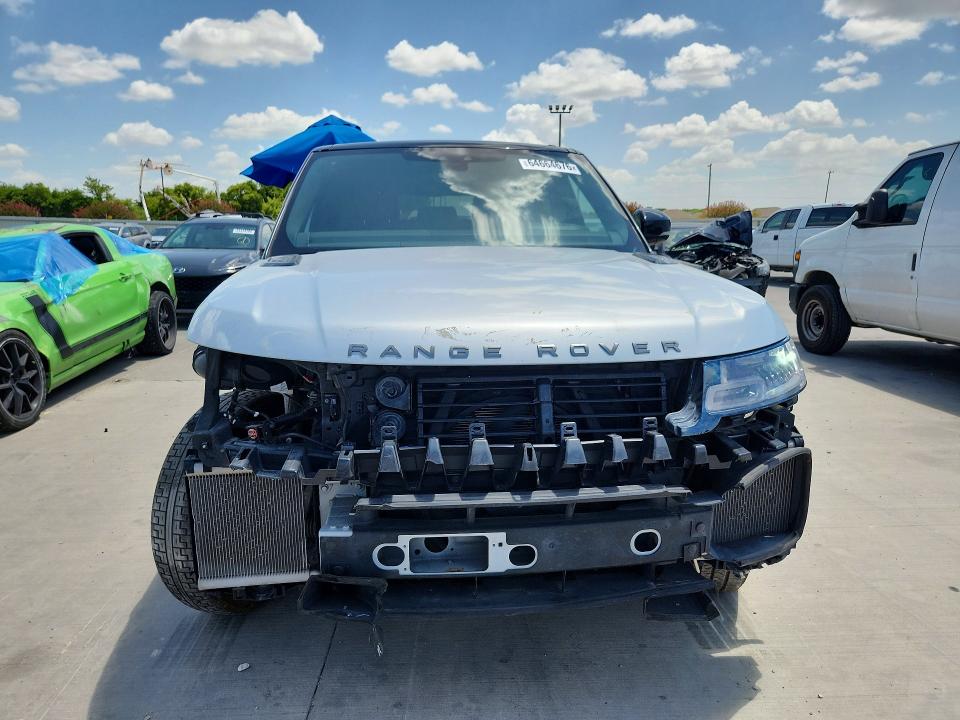 2022 Land Rover Range Rover Sport VIN SALWR2SUXNA218761 COPART salvage auction — FRONT END, Tx - Salvage Vehicle Title, sold $14,100 on 2026-08-20 (photo 5)