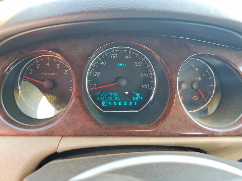 2007 Buick Lucerne VIN 1G4HD57297U152868 COPART salvage auction — ROOF, AL - CERT OF TITLE-SALVAGE TITLE, sold $250 on 2026-09-10 (photo 9)