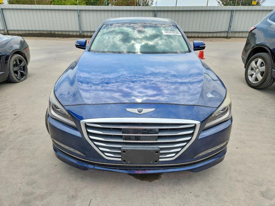 2017 Genesis G80 VIN KMHGN4JE0HU171039 COPART salvage auction — SIDE, Tx - Cert Of Title-Rebuilt Salvage, sold $4,600 on 2026-09-14 (photo 5)