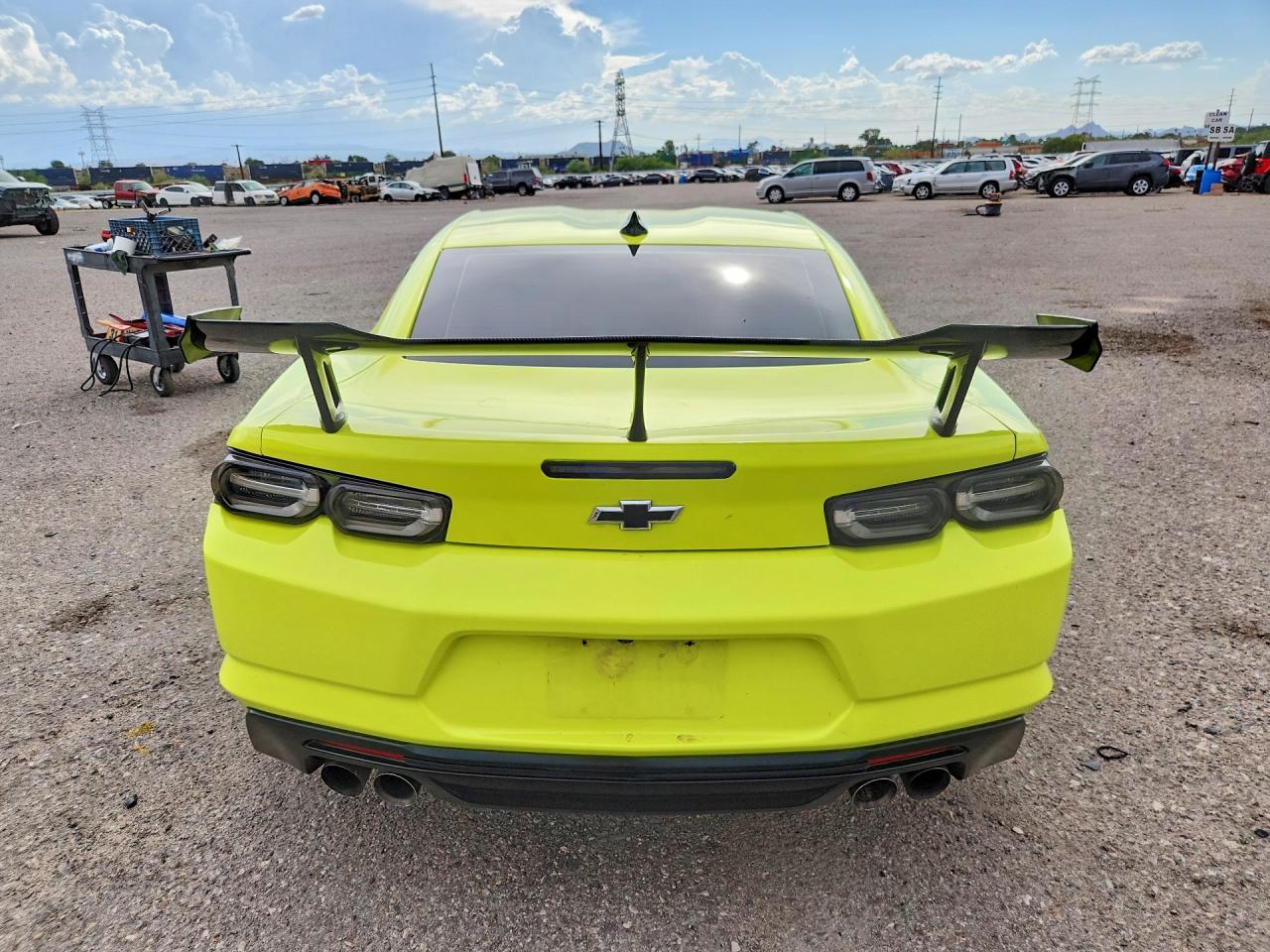 2019 Chevrolet Camaro VIN 1G1FE1R73K0141660 COPART salvage auction — Front End, Sc - Salvage Title, sold $12,000 on 2026-09-25 (photo 6)